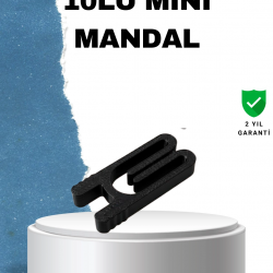 Mey İthalat® Tekrar Kullanılabilir Poşet Mandalı Siyah 10 Adet