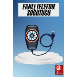 Mey İthalat® Telefon Soğutucu Fan Güçlü Motor Radyatör Cep Telefon Soğutma