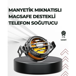 Mey İthalat® Telefon Soğutucu | LED Işık Efektli | Power Aparatlı | Sessiz ve Taşınabilir Model
