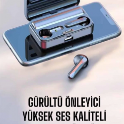 Mey İthalat® Telefon Standlı Bluetooth Kulaklık Aynalı Yüksek Ses Kaliteli