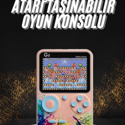 Mey İthalat® Televizyona Bağlanan Çift Joystick Taşınabilir Klasik Retro Oyunlu