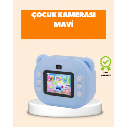 Mey İthalat® Termal Baskı Teknolojili Anında Fotoğraf Kamerası – 24MP Çift Lens, 32GB Hafıza