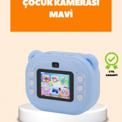 Mey İthalat® Termal Baskı Teknolojili Anında Fotoğraf Kamerası – 24MP Çift Lens, 32GB Hafıza