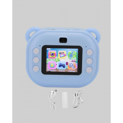 Mey İthalat® Termal Baskı Teknolojili Anında Fotoğraf Kamerası – 24MP Çift Lens, 32GB Hafıza