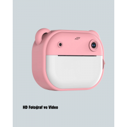 Mey İthalat® Termal Baskılı HD Şipşak Kamera 24MP Çift Lensli 32GB Hafızalı