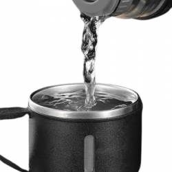 Mey İthalat® Termos Seti Paslanmaz Çelik 3 Bardaklı Vakumlu Termos Set 500 Ml 12 Saate Kadar Isı Koruma