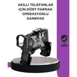 Mey İthalat® Tetikli Mobil Gamepad Ergonomik Kavramalı Oyun Aparatı