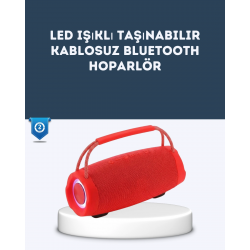 Mey İthalat® TF Kart ve AUX Destekli IPX6 Suya Dayanıklı Bluetooth Hoparlör