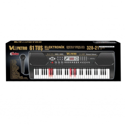 Mey İthalat®  TFL-328-21 Vlektro Kutulu 61 Tuş Büyük Lcd Ekranlı Elektronik Büyük Org