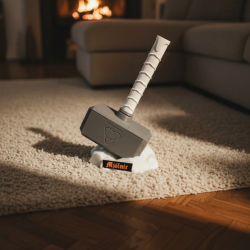 Mey İthalat® Thor Çekici Dekoratif Figür Mitolojik ve Fantastik Ev Aksesuarı 20x34 cm