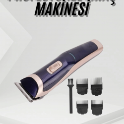 Mey İthalat® Tıraş Makinesi 4 Başlıklı Paslanmaz Çelik Bıçaklı Tüm Saç Tiplerine Uygun