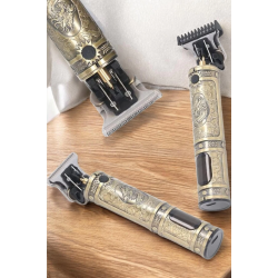 Mey İthalat® Tıraş Makinesi Çizik Tıraş Paslanmaz Çelik Uzun Ömürlü Şarjlı