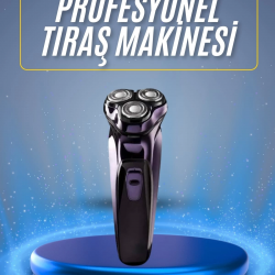 Mey İthalat® Tıraş Makinesi Hassas Ciltlere Özel Döner Başlıklı Pürüzsüz Görünüm