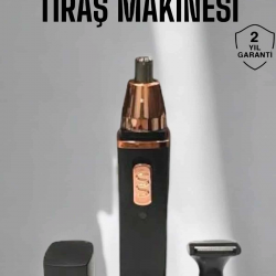 Mey İthalat® Tıraş Makinesi Kulak Burun ve Yüz Temizleyici Şarjlı Mini