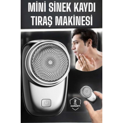 Mey İthalat® Tıraş Makinesi Mini Sıfır Sakal Yanak Tıraş Makinesi USB Şarjlı