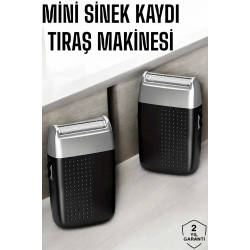 Mey İthalat® Tıraş Makinesi Mini Sinek Kaydı Şarjlı Taşınabilir Paslanmaz Çelik