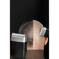 Mey İthalat® Tıraş Makinesi Mini Sinek Kaydı Şarjlı Taşınabilir Paslanmaz Çelik