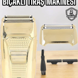 Mey İthalat® Tıraş Makinesi Paslanmaz Çelik Şarjlı Taşınabilir