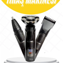 Mey İthalat® Tıraş Makinesi Profesyonel 3in1 Dijital Göstergeli 3 Başlıklı Erkek Bakım