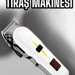 Mey İthalat® Tıraş Makinesi Profesyonel Saç Ve Sakal Kesme Milim Ayarlı Dijital Göstergeli