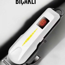 Mey İthalat® Tıraş Makinesi Profesyonel Saç Ve Sakal Kesme Milim Ayarlı Dijital Göstergeli