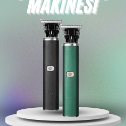 Mey İthalat® Tıraş Makinesi Profesyonel Suya Dayanıklı Paslanmaz Çelik Sine Kaydı Çizik Tıraş