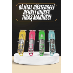 Mey İthalat® Tıraş Makinesi Renkli Dijital Göstergeli Epilasyon Öncesi Kısaltma Makinesi