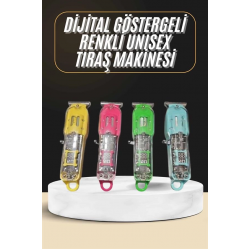 Mey İthalat® Tıraş Makinesi Renkli Dijital Göstergeli Epilasyon Öncesi Kısaltma Makinesi