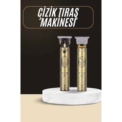 Mey İthalat® Tıraş Makinesi Şarjlı Çizik Tıraş Paslanmaz Çelik Bıçaklı 4 Taraklı