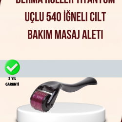 Mey İthalat® Titanyum Mikro İğneli Dermaroller 1 mm Kırışıklık ve Leke Karşıtı