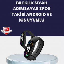 Mey İthalat® Titreşimli Bildirimli Akıllı Saat – Uyku Analizi ve Spor Modlarıyla