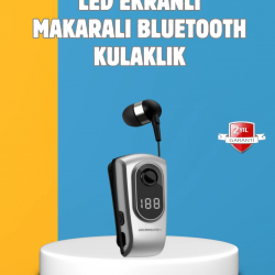 Mey İthalat® Titreşimli Bluetooth Kulaklık – Hızlı Şarj ve Uzun Bekleme Süresi
