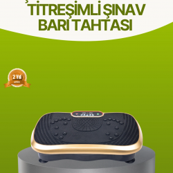 Mey İthalat® Titreşimli Egzersiz Platformu Evde Fitness ve Kas Güçlendirme