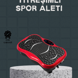 Mey İthalat® Titreşimli Egzersiz Platformu Evde Spor ve Kas Aktivasyonu