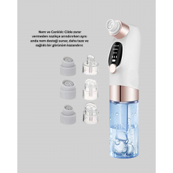 Mey İthalat® Titreşimli Elektrikli Gözenek Açıcı – Siyah Nokta ve Yağ Arındırıcı