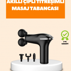 Mey İthalat® Titreşimli Masaj Aleti Şarjlı Masaj Tabancası Spor Sonrası Kas Gevşetici