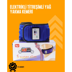Mey İthalat® Titreşimli Masaj ve Zayıflama Kemeri – 5 Motor, 20 Mıknatıs, Ayarlanabilir Hız