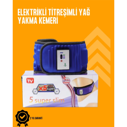 Mey İthalat® Titreşimli Masaj ve Zayıflama Kemeri – 5 Motor, 20 Mıknatıs, Ayarlanabilir Hız