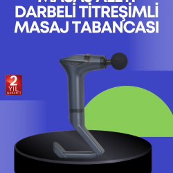 Mey İthalat® Titreşimli Şarjlı Masaj Aleti 3in1 Fonksiyonel Çok Amaçlı Model