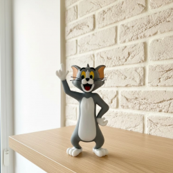 Mey İthalat® Tom Kedi Biblo 22 cm Hediyelik Dekoratif Ev Ofis Aksesuarı