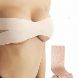 Mey İthalat® Toparlayıcı Göğüs Bandı Şekillendirici Ten Rengine Uygun Esnek Hassas Ciltlere Uygun