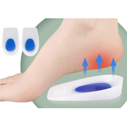 Mey İthalat® Topuk Silikonu Mavi Beyaz Küçük Boy Kadın