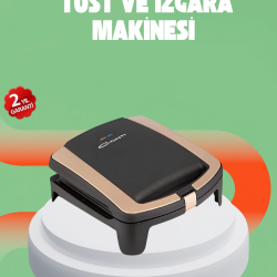 Mey İthalat® Tost Makinesi 4 Dilim Kapasite 1500 Watt Hızlı Isıtma