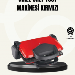 Mey İthalat® Tost Makinesi Geniş Kapasiteli Çıkarılabilir Plaka Üç Kademeli Isı Ayarlı