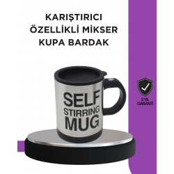 Mey İthalat® Toz İçecekler İçin Hızlı Karıştırma Özellikli Termos Kupa