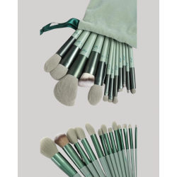 Mey İthalat® Toz ve Krem Ürünler İçin Güçlü Tutucu Yumuşak Kıllı Makyaj Fırça Takımı 13 Parça