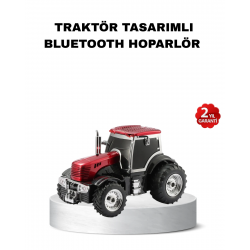 Mey İthalat® Traktör Tasarımlı Bluetooth Hoparlör 12W TWS Destekli Nostaljik Model