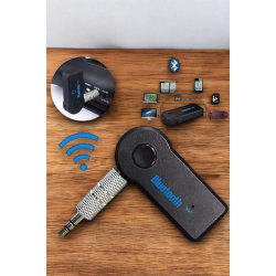 Mey İthalat® Tüm Araçlara Uyumlu Aux Car Bluetooth Kablosuz Araç Bağlantı Kiti