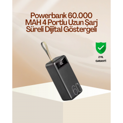 Mey İthalat® Tüm Cihazlara Uyumlu Çoklu Çıkışlı Powerbank