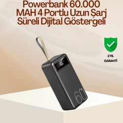 Mey İthalat® Tüm Cihazlara Uyumlu Çoklu Çıkışlı Powerbank